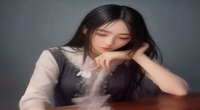 微信视频号封面示例，1:1方形比例，画面简洁，适合美女出镜的生活方式类短视频